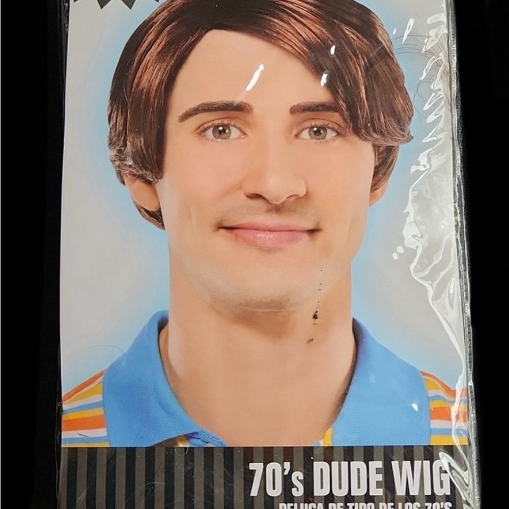 70's Dude Costume Halloween Wig